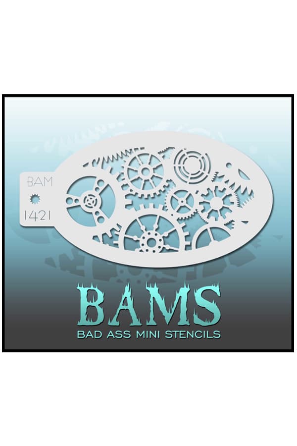 BAM Stencil 1421 - Steampunk afbeelding 1