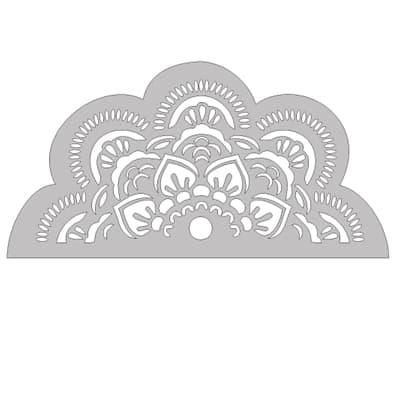 Schminksjabloon Mandala afbeelding 1