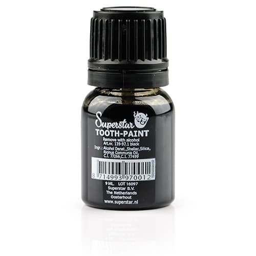 Tandenlak zwart 9ml afbeelding 1