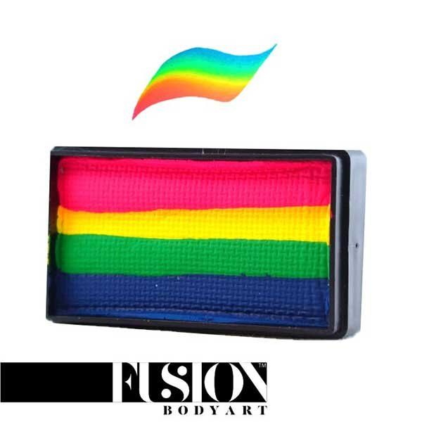 Fusion splitcake neon rainbow