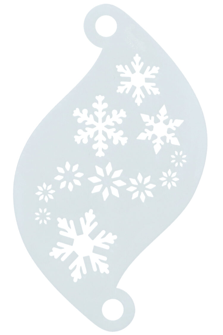 Superstar sjabloon - Snowflakes