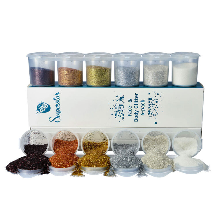 Precious Gem Fine glitter sixpack